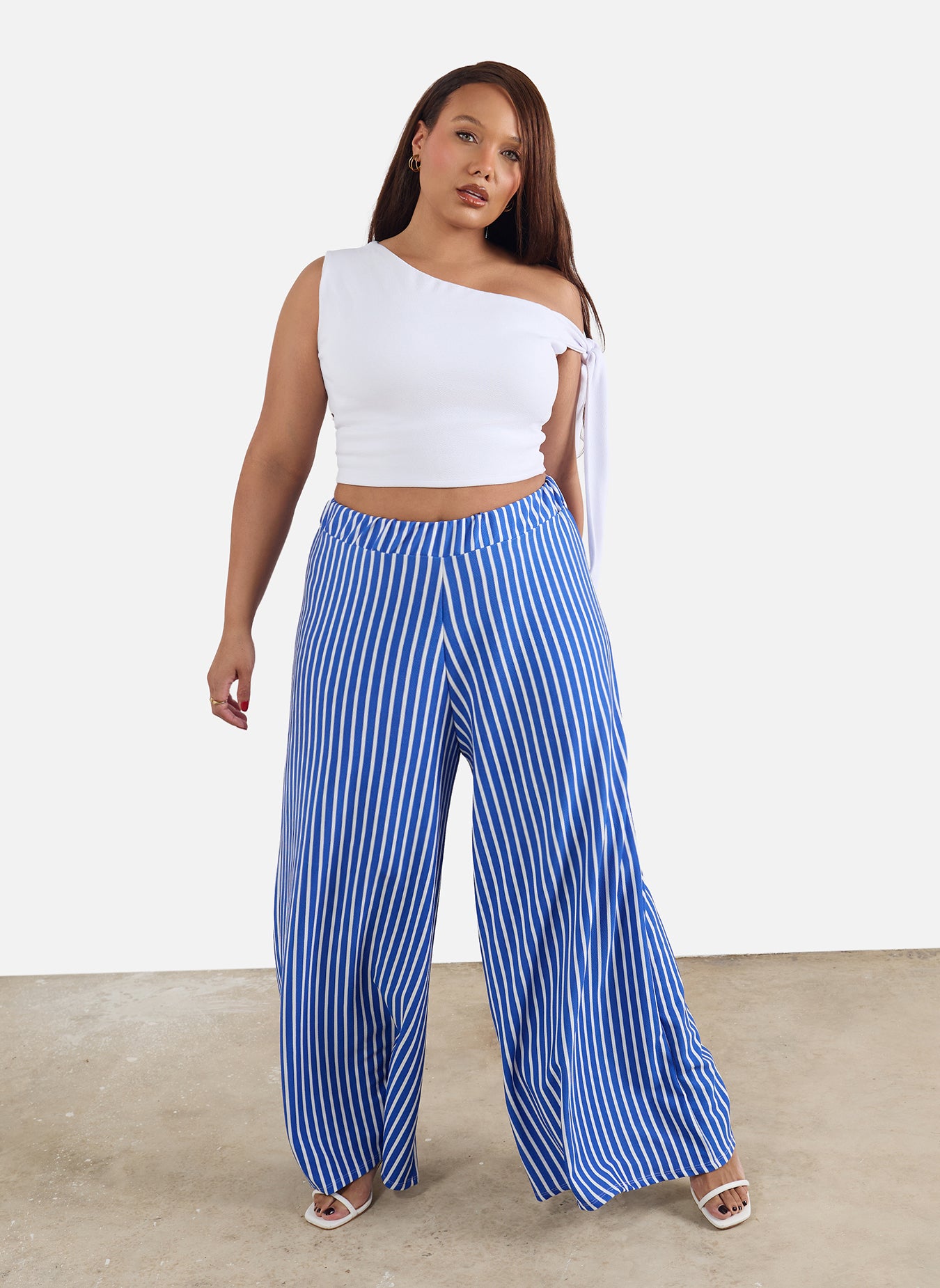 Mandee Striped Wide Leg Pant