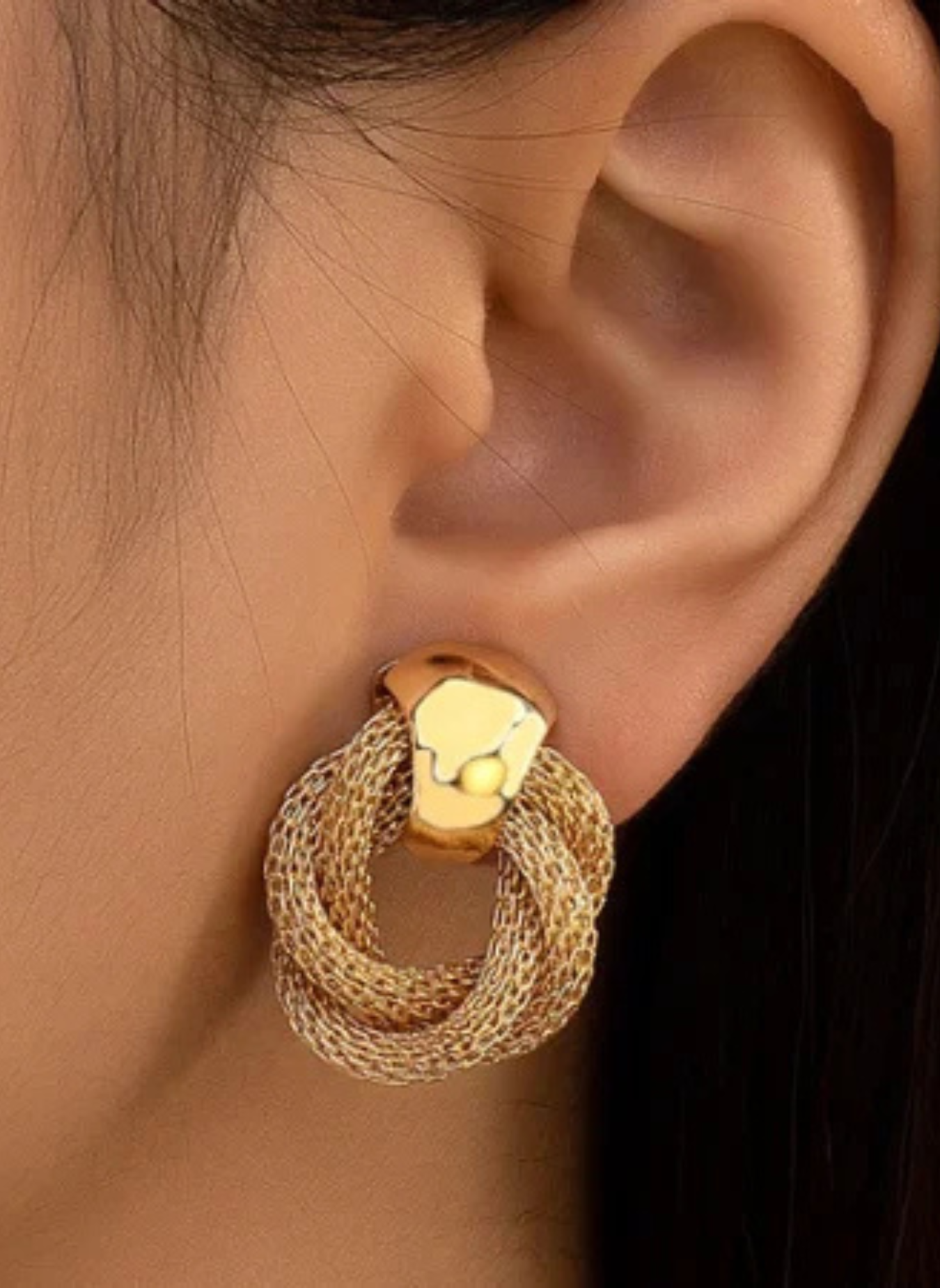 Twisted Weaving Stud Earrings