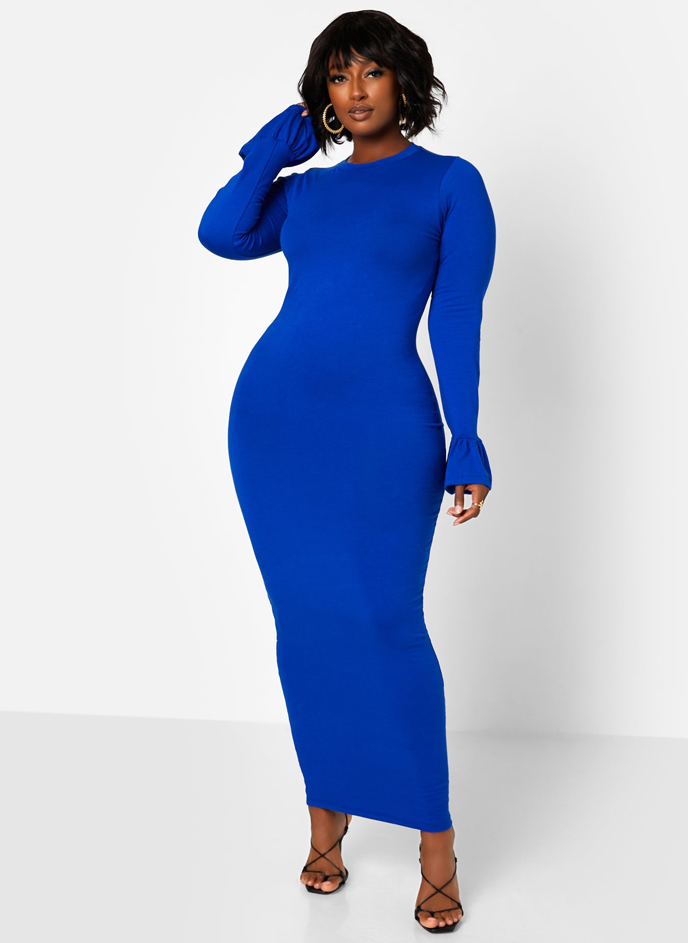 royal blue bodycon dress with sleeves Essential Bell Sleeve Maxi material:Bamboo 17 Year Birthday Outfits This garment fits true Size:6Y / 130cm