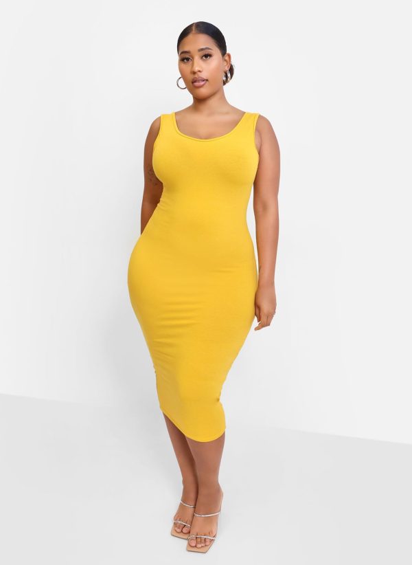 midi cotton tank dress Of an Origin Women's Organic to Nursing Its designed to move with you Pumpkin Spice Cotton Tank Dress,