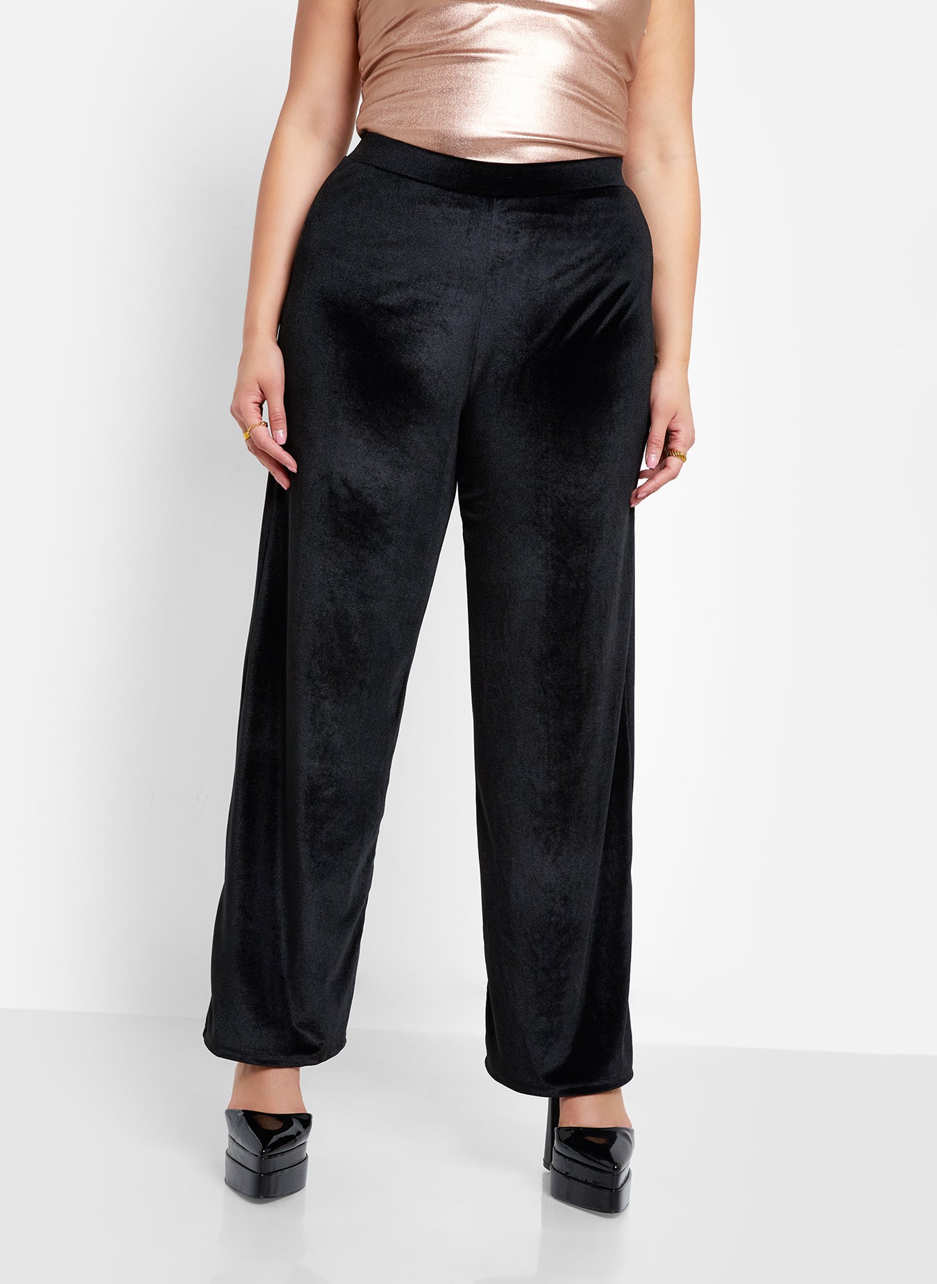 Rhiannon Velvet Wide Leg Pants – Rebdolls